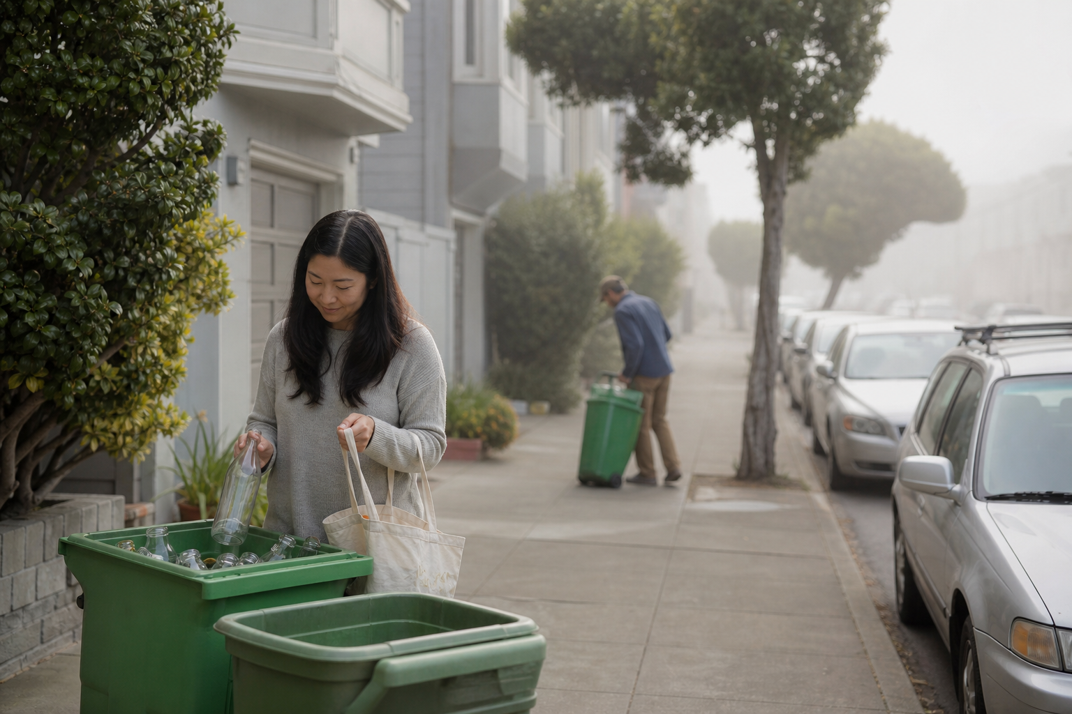 Community recycling in the Bay Area